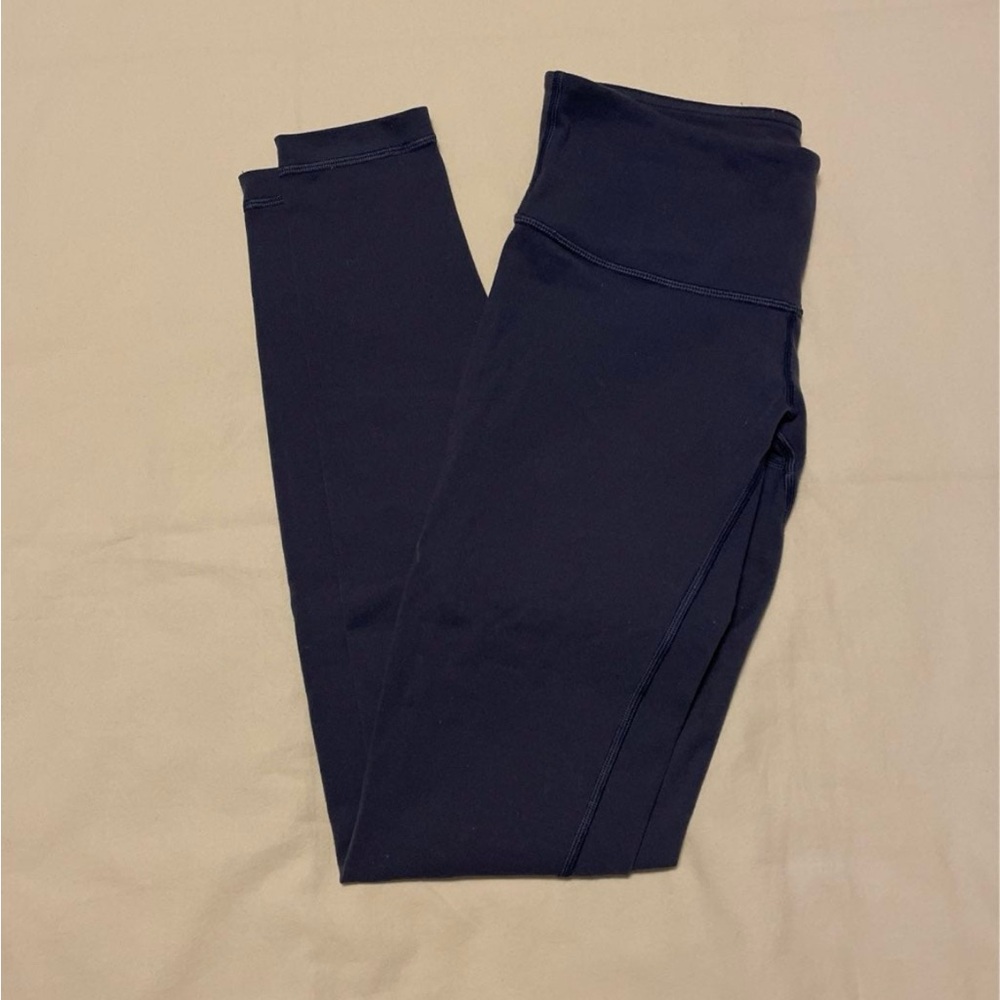 Lululemon Wunder Under Blue Leggings